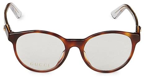 Gucci 49MM Round Optical Glasses on SALE 